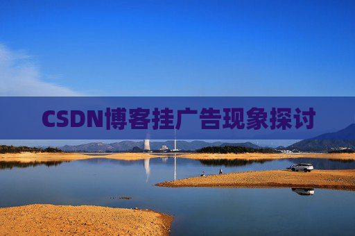 CSDN博客挂广告现象探讨